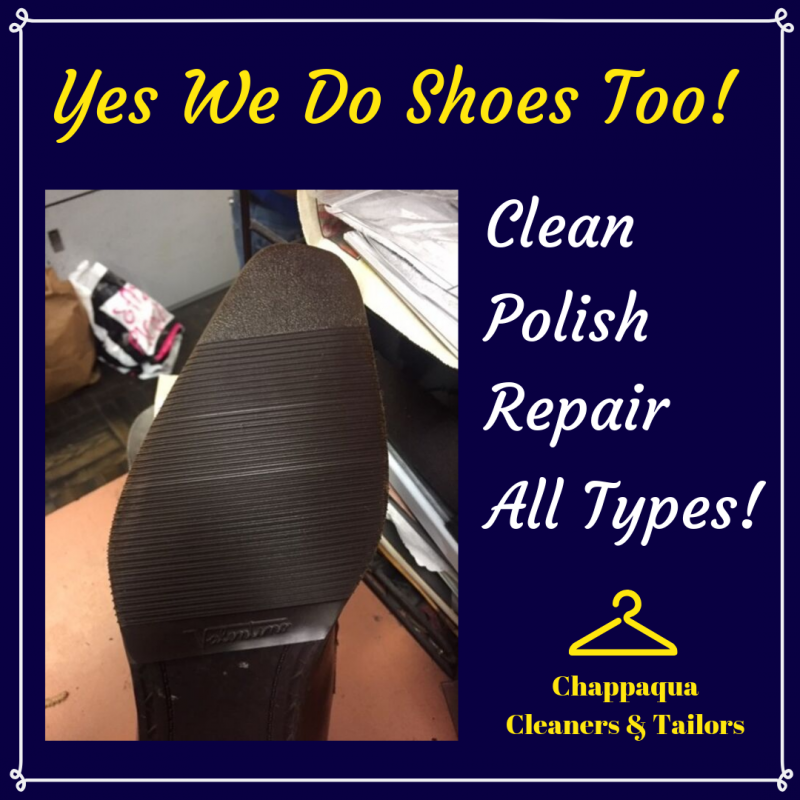 Shoe Repair Chappaqua Cleaners and Tailors